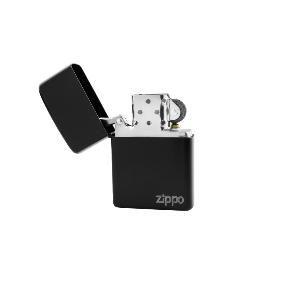 فندک بنزینی زیپو ZIPPO رنگ مشکی طرح ساده - Image 2
