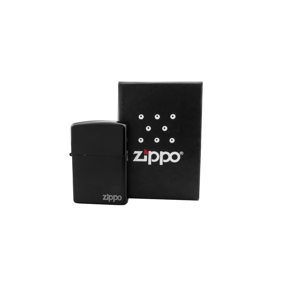 فندک بنزینی زیپو ZIPPO رنگ مشکی طرح ساده - Image 3